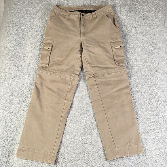 Cortech CRX Motorcycle Cargo Pants Mens 38x34 Beige Tan Water Resistant Kenytex - Picture 1 of 13